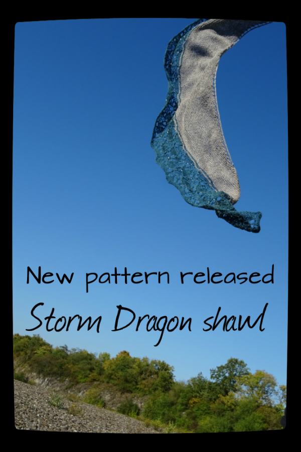 Pattern release - Storm Dragon shawl